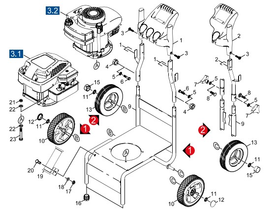 KARCHER K3300G 1.133-105.0 Replacement Parts repair pump manuals